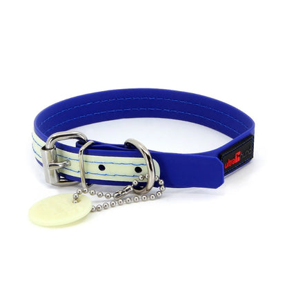 SolarGlow Safety Dog Collar: Waterproof, Odor-Free Shine