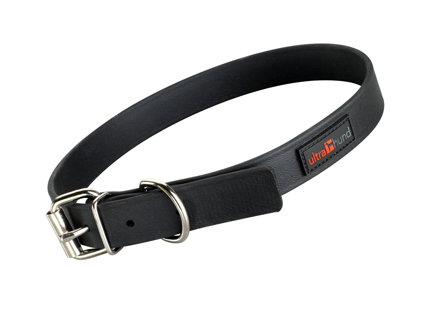 Waterproof Dog Collar — 18", Polymer-Coated, Odor-Resistant, No-Rivet Comfort, 30+ Colors