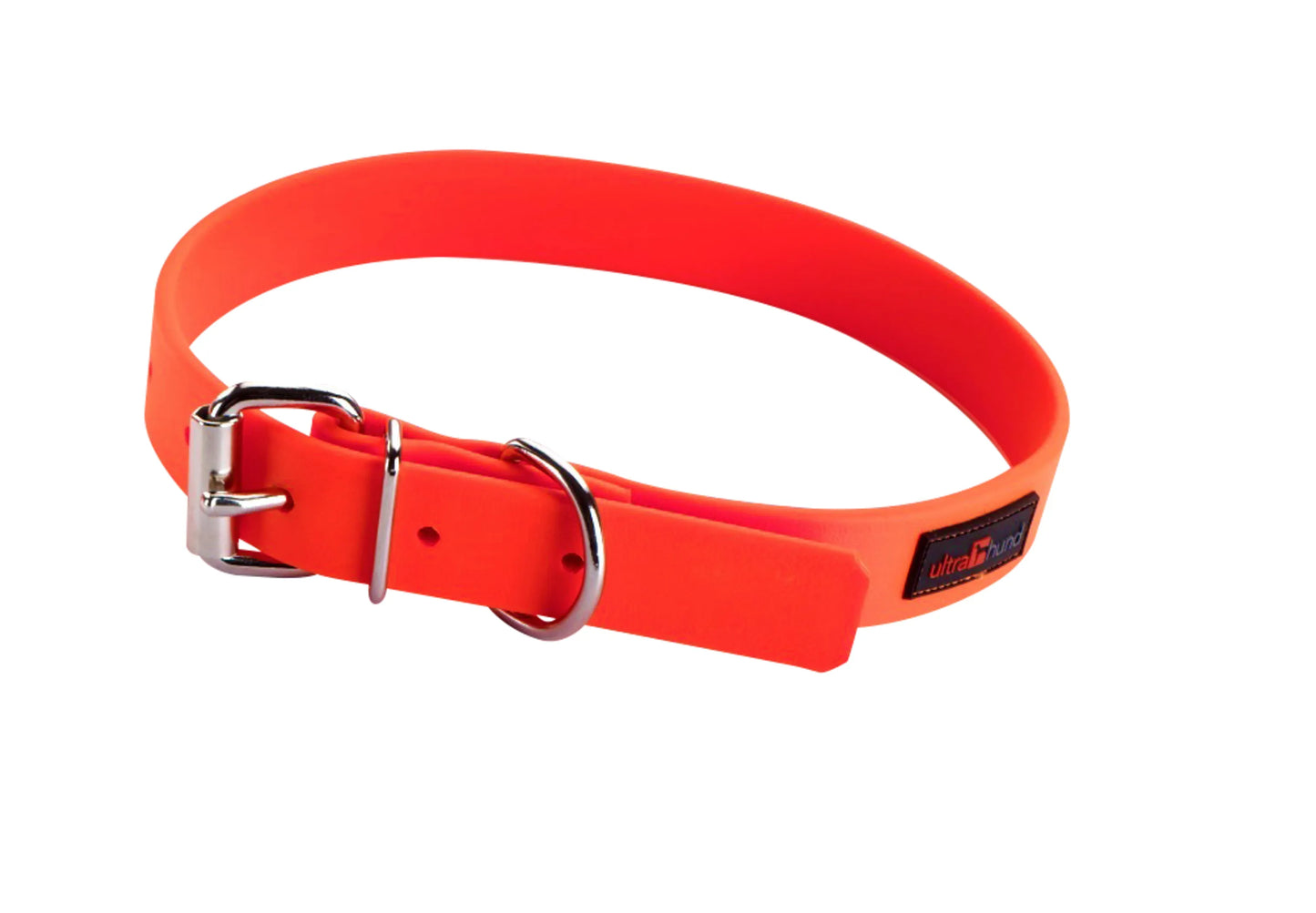 Waterproof Dog Collar — 18", Polymer-Coated, Odor-Resistant, No-Rivet Comfort, 30+ Colors