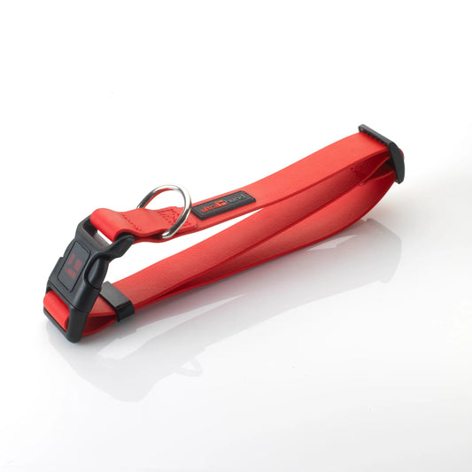 Waterproof Adjustable Dog Collar — Large, Polymer-Coated, Odor-Resistant, Quick-Release