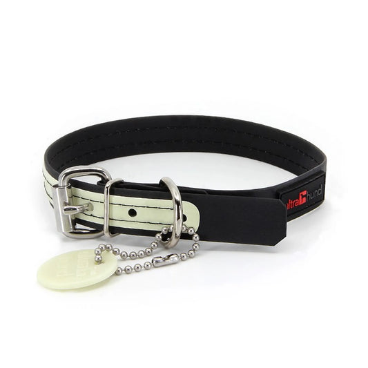 SolarGlow Safety Dog Collar: Waterproof, Odor-Free Shine
