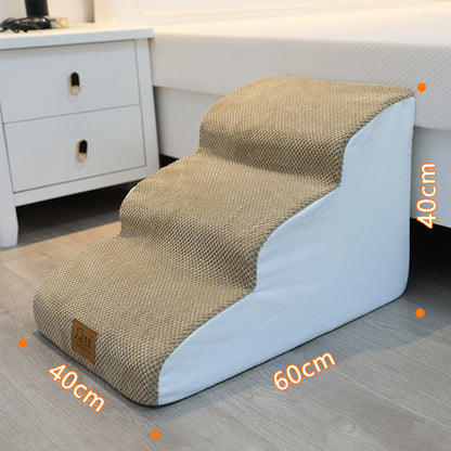 Non-Slip Bedside Pet Ladder — Gentle Steps for Small Dogs & Cats
