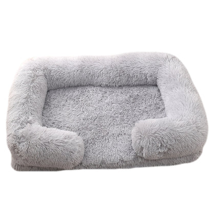 Ultra-Soft Plush Round Pet Bed — Calming Donut Bed for Dogs & Cats