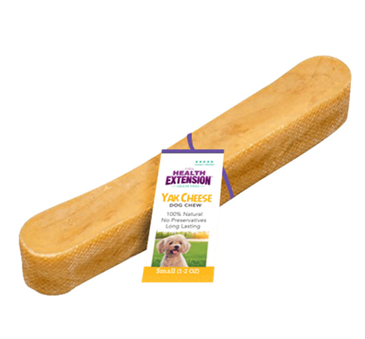 All-Natural Yak & Cow Milk Cheese Dog Chew — Long-Lasting, Grain-Free, High Protein
