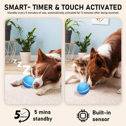 Smart Motion Sensor USB Rechargeable Durable Dog Ball Toy