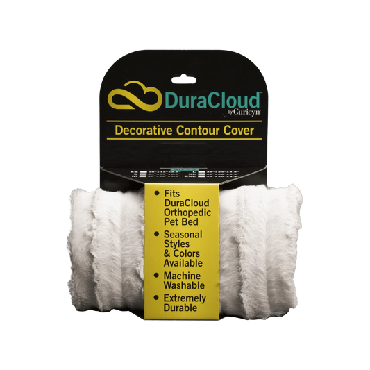 DuraCloud Orthopedic Pet Bed & Crate Pad — Ultra-Plush, Machine Washable, Multiple Sizes