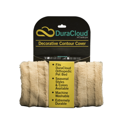 DuraCloud Orthopedic Pet Bed & Crate Pad — Ultra-Plush, Machine Washable, Multiple Sizes