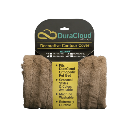 DuraCloud Orthopedic Pet Bed & Crate Pad — Ultra-Plush, Machine Washable, Multiple Sizes