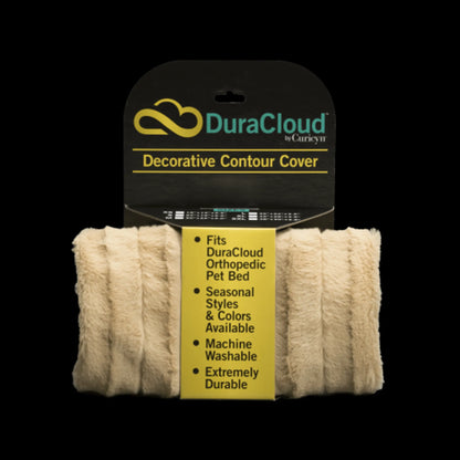 DuraCloud Orthopedic Pet Bed & Crate Pad — Ultra-Plush, Machine Washable, Multiple Sizes
