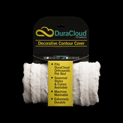 DuraCloud Orthopedic Pet Bed & Crate Pad — Ultra-Plush, Machine Washable, Multiple Sizes