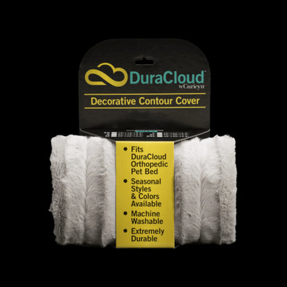 DuraCloud Orthopedic Pet Bed & Crate Pad — Ultra-Plush, Machine Washable, Multiple Sizes