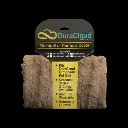 DuraCloud Orthopedic Pet Bed & Crate Pad — Ultra-Plush, Machine Washable, Multiple Sizes
