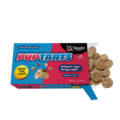 PupTarts Peanut Butter Dog Treats — All-Natural, Small-Batch, USA Made, 5oz