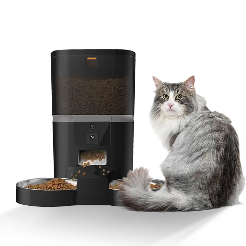 Smart Pet Feeder with HD Camera — Automatic Dispenser, Two-Way Audio & App Control