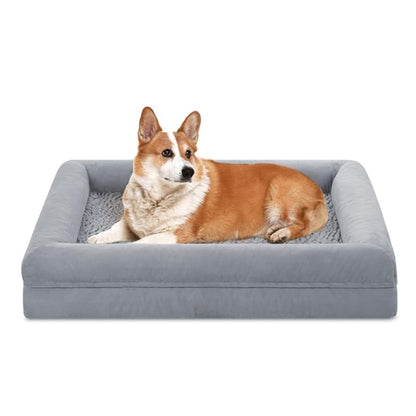Extra-Thick Cushion Dog Bed for Large Dogs – Golden Retriever Size