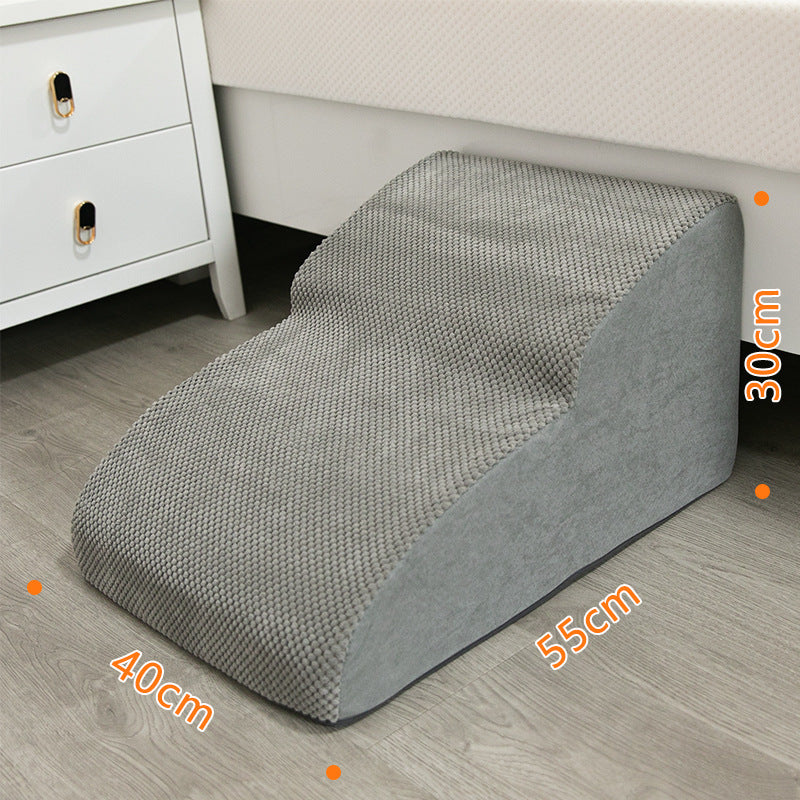 Non-Slip Bedside Pet Ladder — Gentle Steps for Small Dogs & Cats
