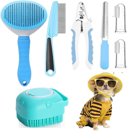 Premium Paw 7-in-1 Pet Grooming Kit: Complete Home Grooming Solution