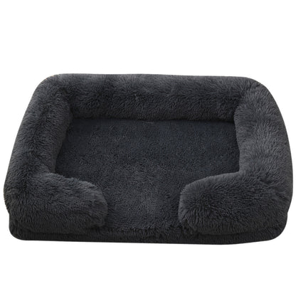 Ultra-Soft Plush Round Pet Bed — Calming Donut Bed for Dogs & Cats