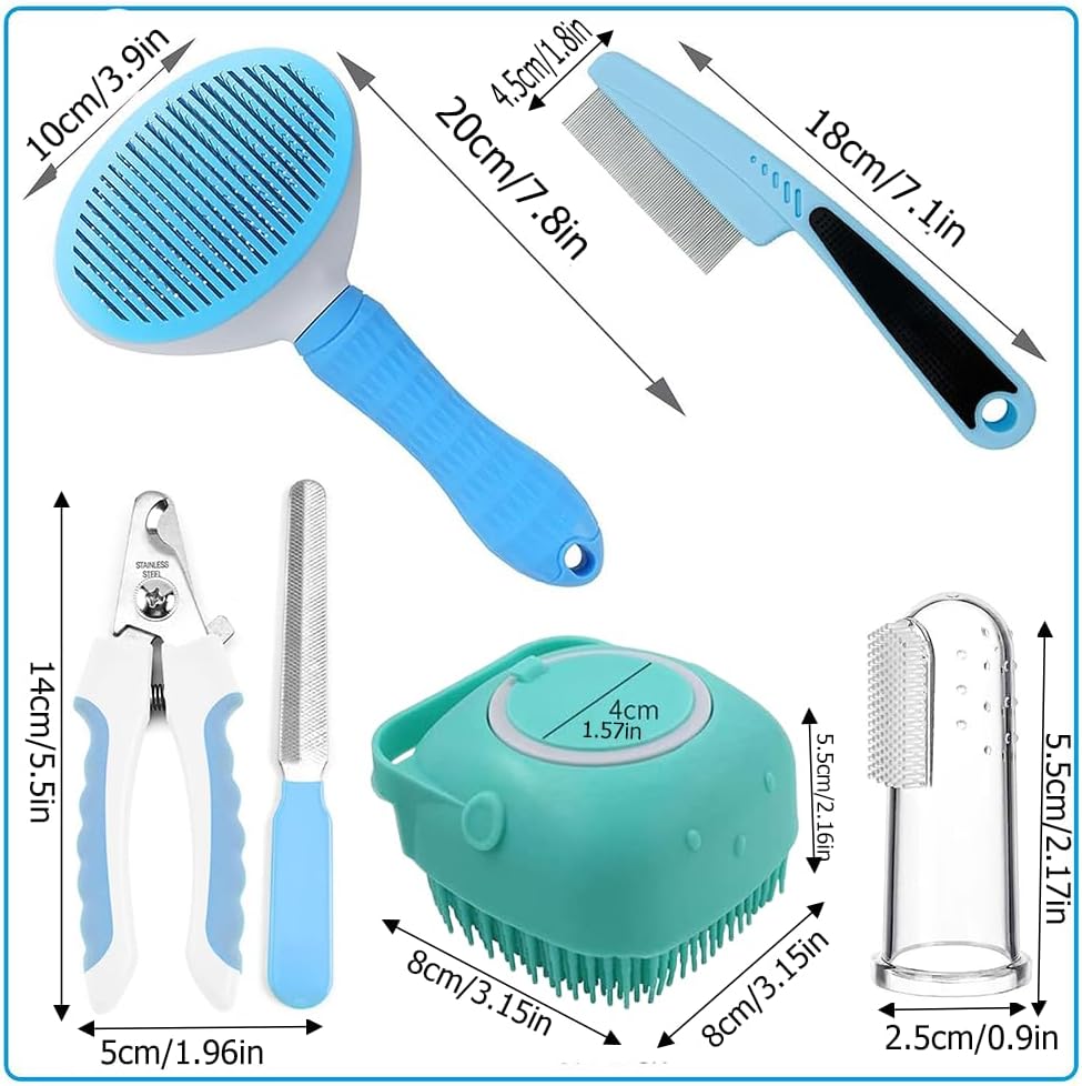 Premium Paw 7-in-1 Pet Grooming Kit: Complete Home Grooming Solution